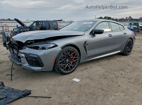 WBSGV0C05RCN12353 2024 BMW M8 Gray Передня ліва чверть