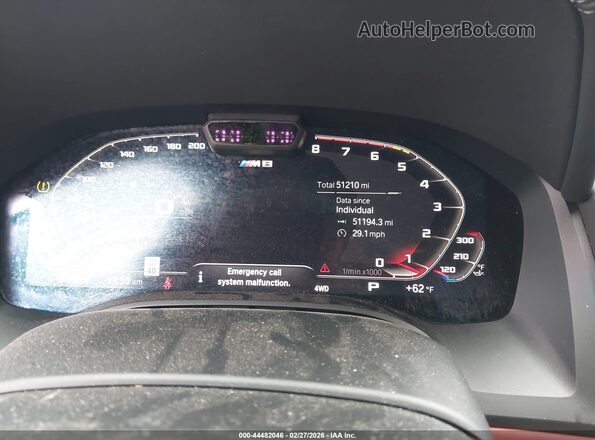 WBSGV0C06PCL37737 2023 BMW M8 Black Widok tylnych siedzeń