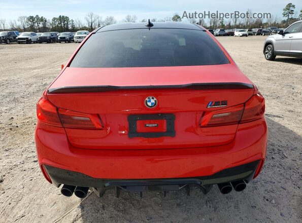 WBSJF0C08LCD17957 2020 BMW M5 Красный Вид сзади