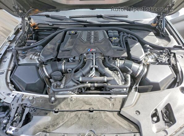 WBSJF0C08LCD41353 2020 BMW M5 Charcoal უკანა სალონის ხედი