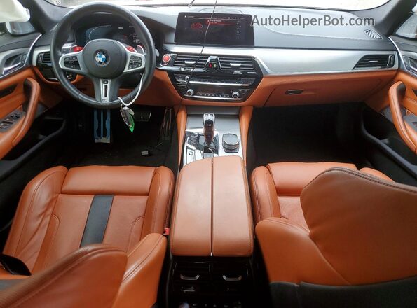 WBSJF0C08LCD41353 2020 BMW M5 Charcoal წინა პანელის ხედი