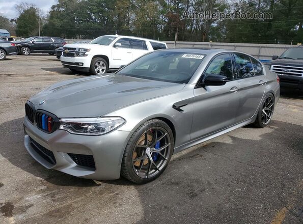 WBSJF0C08LCD41353 2020 BMW M5 Charcoal წინა მარცხენა ხედი სამი მეოთხედიდან
