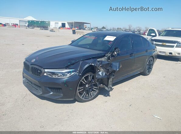 WBSJF0C54JB282104 2018 BMW M5 Black Вид спереду