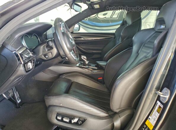 WBSJF0C54KB448414 2019 BMW M5 Черный Вид салона спереди