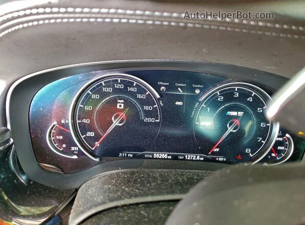 WBSJF0C54KB448414 2019 BMW M5 Черный Вид щитка приборов
