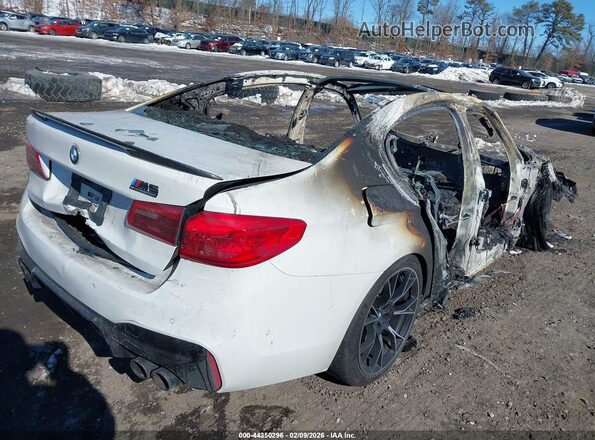 WBSJF0C54KB448722 2019 BMW M5 Белый Задняя правая четверть