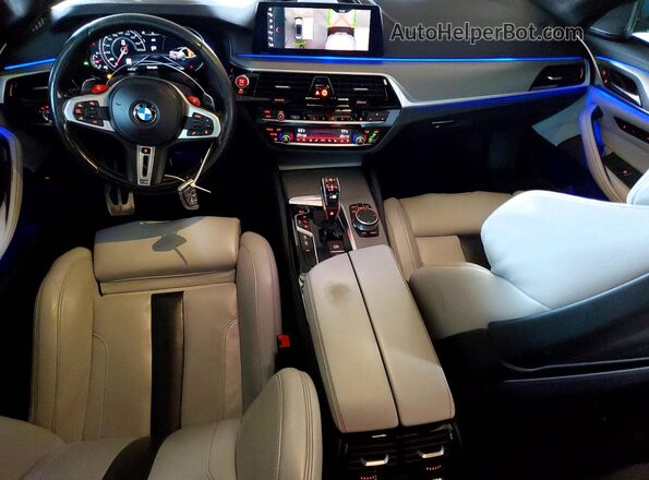 WBSJF0C55KB284364 2019 BMW M5 Угольный Вид панели приборов