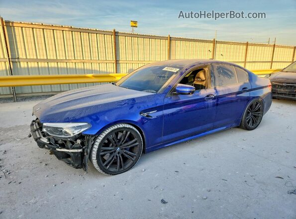 WBSJF0C59JB282440 2018 BMW M5 Blue Przód lewy