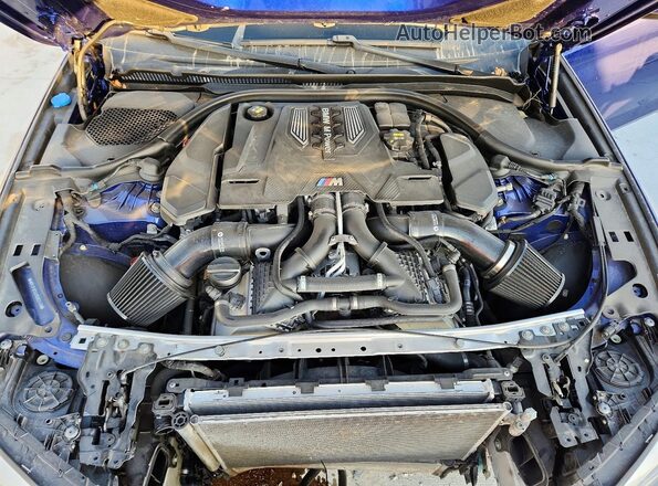WBSJF0C59JB282440 2018 BMW M5 Blue Widok wnętrza z tyłu