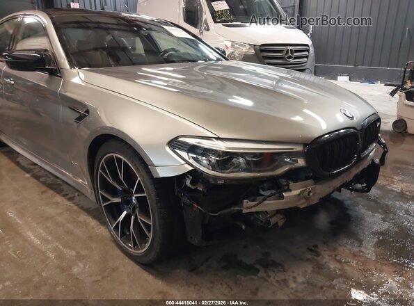 WBSJF0C5XKB285767 2019 BMW M5 Gray Front view