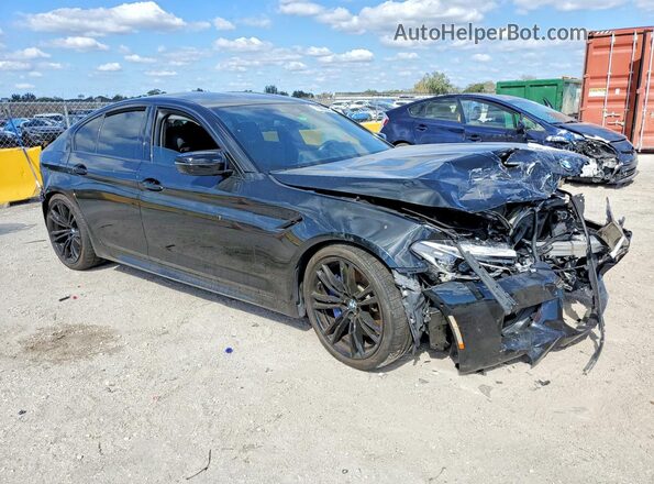WBSJF0C5XKB446893 2019 BMW M5 Черный Передняя правая четверть