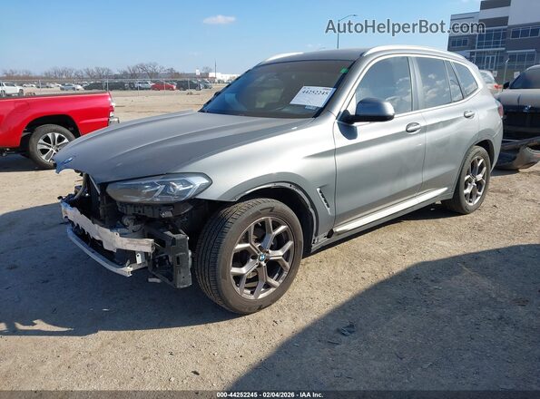 WBX47DP02PN225000 2023 BMW X3 Серый Передняя левая четверть