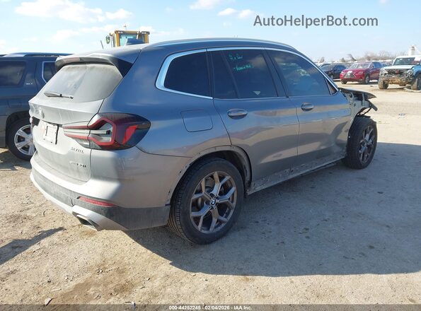 WBX47DP02PN225000 2023 BMW X3 Серый Задняя правая четверть