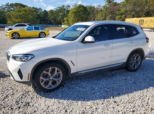 WBX47DP07NN125455 2022 BMW X3 Белый Передняя левая четверть