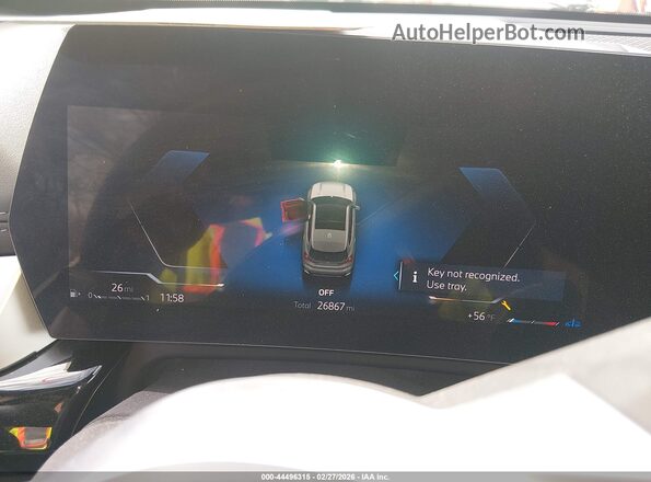 WBX73EF01R5007486 2024 BMW X1 Silver Vista de los asientos traseros