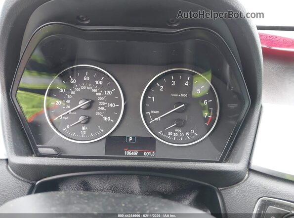 WBXHT3C30GP883734 2016 BMW X1 Black Vista de los asientos traseros
