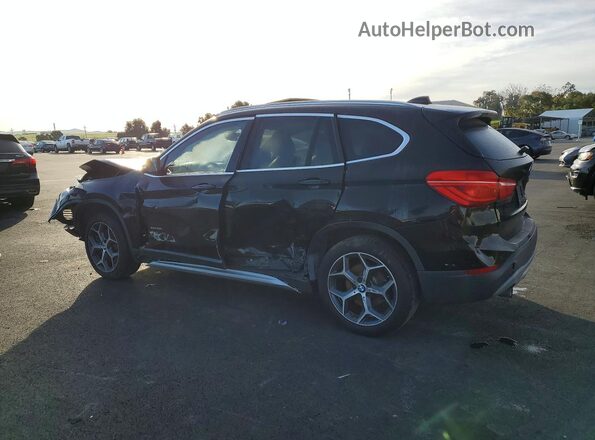 WBXHT3C33H5F73660 2017 BMW X1 Black Tył lewy