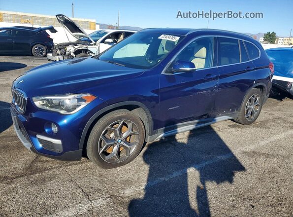 WBXHT3C37GP884279 2016 BMW X1 Blue Przód lewy