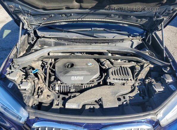 WBXHT3C37GP884279 2016 BMW X1 Blue Widok komory silnika