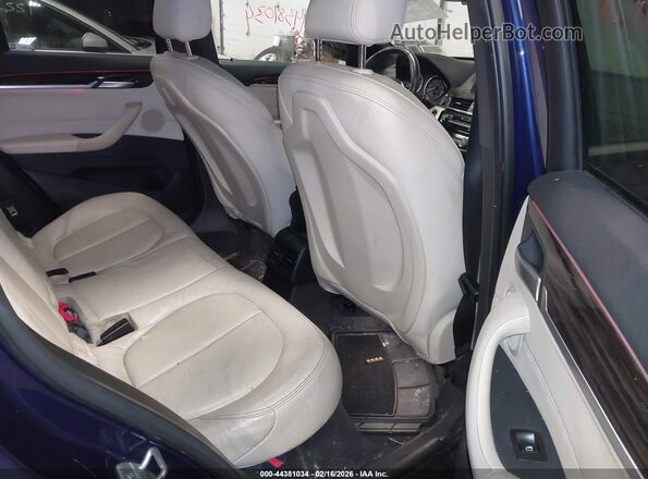 WBXHT3C38GP887188 2016 BMW X1 Синий Вид наклейки с VIN-кодом