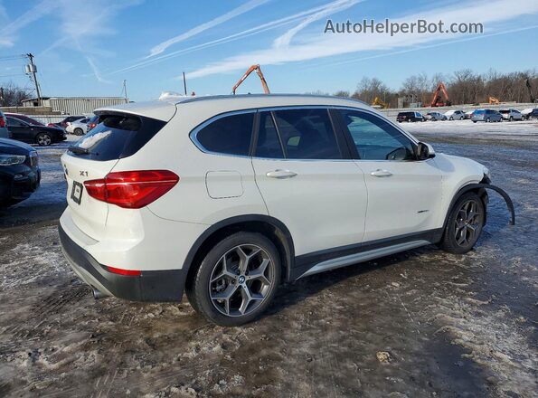WBXHT3C39H5F70651 2017 BMW X1 White Задня права чверть