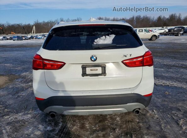 WBXHT3C39H5F70651 2017 BMW X1 White Вид ззаду