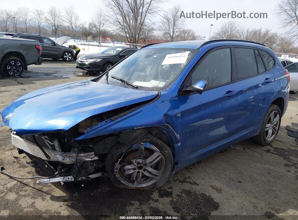 WBXHT3C54K5L36696 2019 BMW X1 Blue წინა მარცხენა ხედი სამი მეოთხედიდან