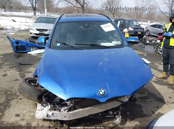 WBXHT3C54K5L36696 2019 BMW X1 Blue ხელსაწყოთა პანელის ხედი