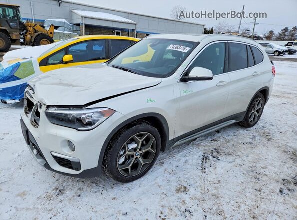 WBXHT3C55K5L90024 2019 BMW X1 Белый Передняя левая четверть