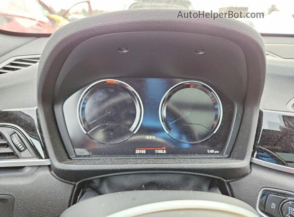 WBXHT3C55K5L90024 2019 BMW X1 Белый Вид щитка приборов