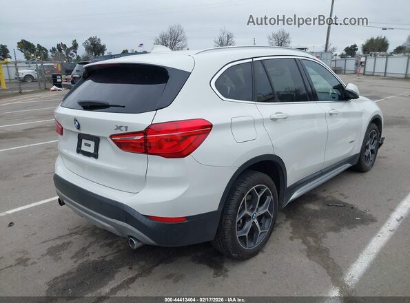 WBXHT3Z30J4A66475 2018 BMW X1 Белый Задняя правая четверть