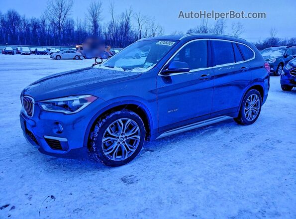 WBXHT3Z35G4A50359 2016 BMW X1 Серый Передняя левая четверть