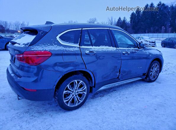 WBXHT3Z35G4A50359 2016 BMW X1 Серый Задняя правая четверть