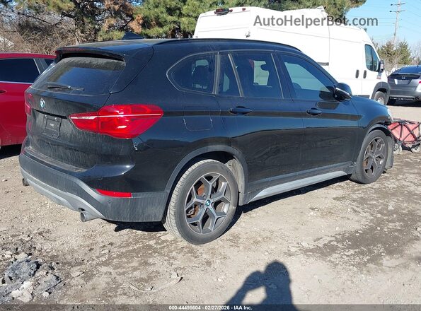 WBXHU7C31H5H37962 2017 BMW X1 Черный Задняя правая четверть