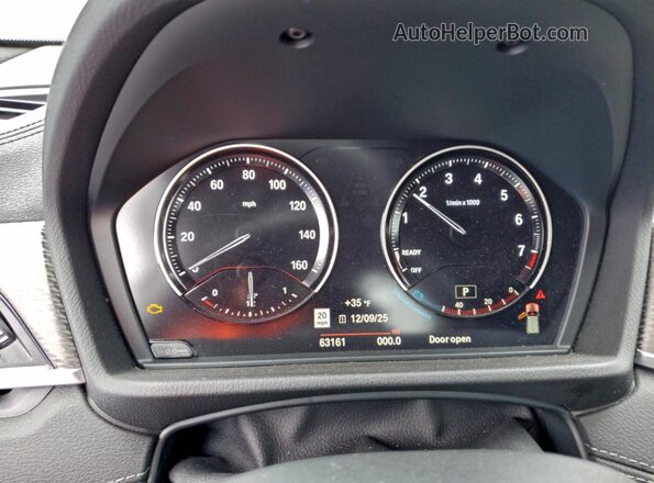 WBXYH9C06N5T72838 2022 BMW X2 Серый Вид щитка приборов