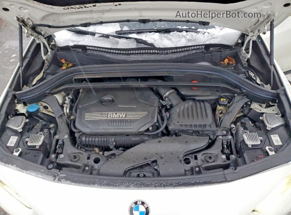 WBXYJ1C00L5P34813 2020 BMW X2 White Engine compartment view