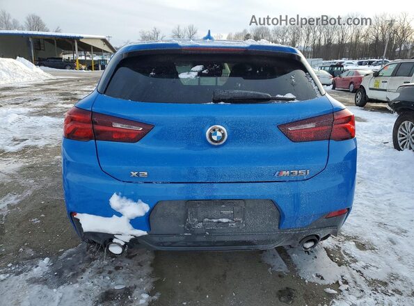 WBXYN1C09M5S67672 2021 BMW X2 Синий Вид сзади