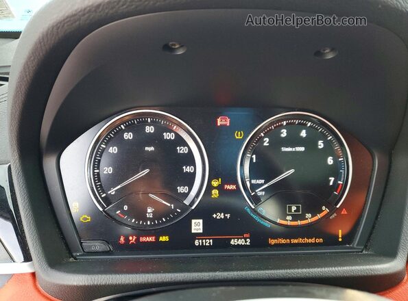 WBXYN1C09M5S67672 2021 BMW X2 Синий Вид щитка приборов