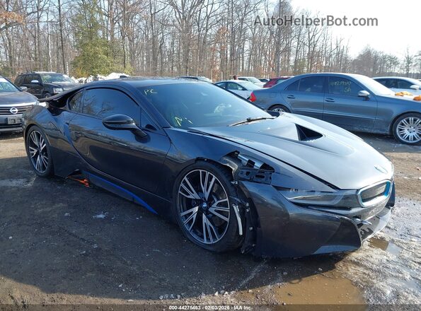 WBY2Z2C57GV675227 2016 BMW I8 Серый Передняя правая четверть
