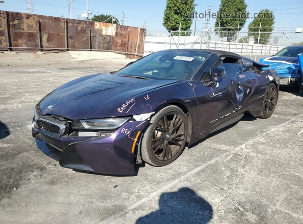 WBY2Z6C54KVB82916 2019 BMW I8 Фиолетовый Передняя левая четверть