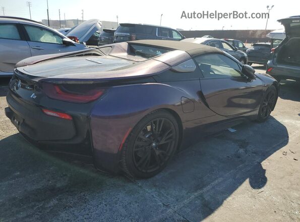 WBY2Z6C54KVB82916 2019 BMW I8 Фиолетовый Задняя правая четверть