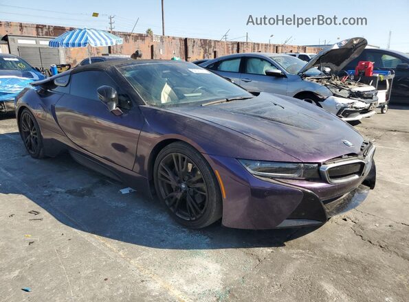 WBY2Z6C54KVB82916 2019 BMW I8 Фиолетовый Передняя правая четверть