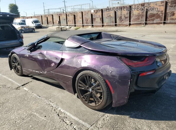 WBY2Z6C54KVB82916 2019 BMW I8 Фиолетовый Задняя левая четверть