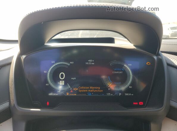 WBY2Z6C54KVB82916 2019 BMW I8 Фиолетовый Вид щитка приборов
