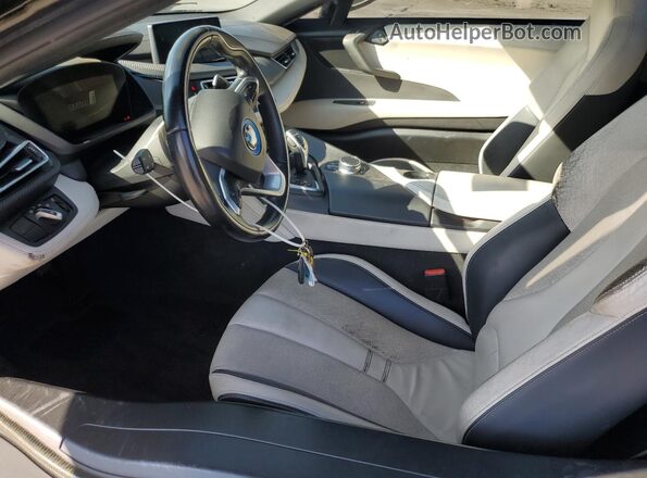 WBY2Z6C54KVB82916 2019 BMW I8 Фиолетовый Вид салона спереди