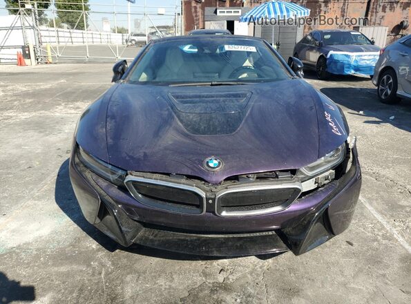 WBY2Z6C54KVB82916 2019 BMW I8 Фиолетовый Вид спереди