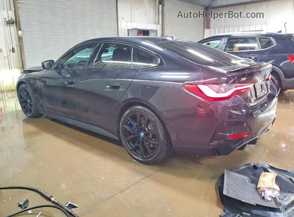 WBY33AW05NFM42406 2022 BMW I4 Черный Задняя левая четверть
