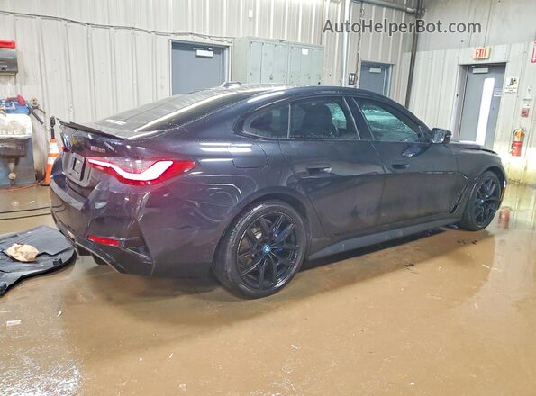WBY33AW05NFM42406 2022 BMW I4 Черный Задняя правая четверть