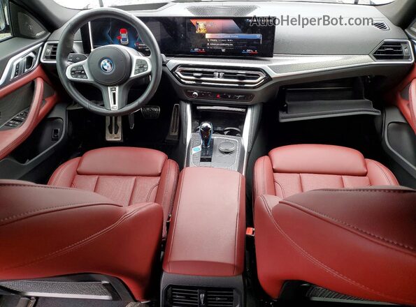 WBY33AW09NFN17141 2022 BMW I4 Серый Вид панели приборов