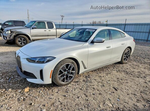 WBY43HD00SFT65939 2025 BMW I4 White Передня ліва чверть